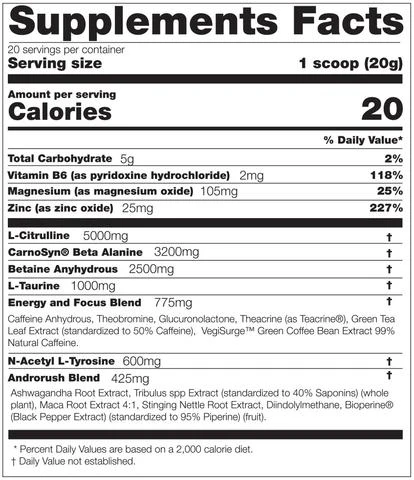 Betancourt Nutrition B-Nox Reloaded - Image 2