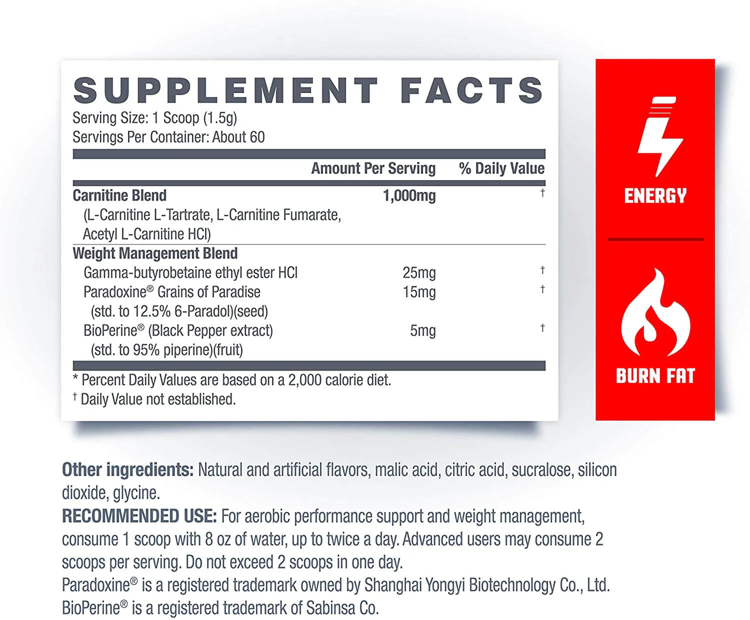 Betancourt Nutrition Carnitine Plus - Image 6