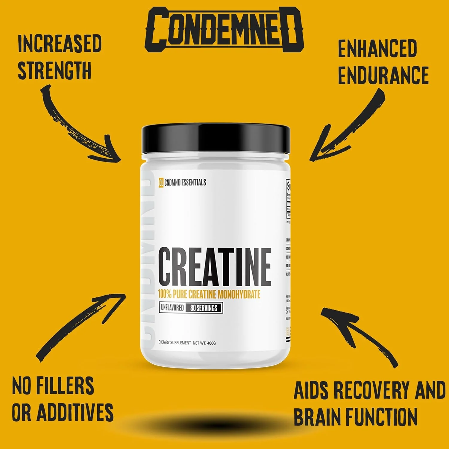 Condemned Labz Creatine Monohydrate - Image 3