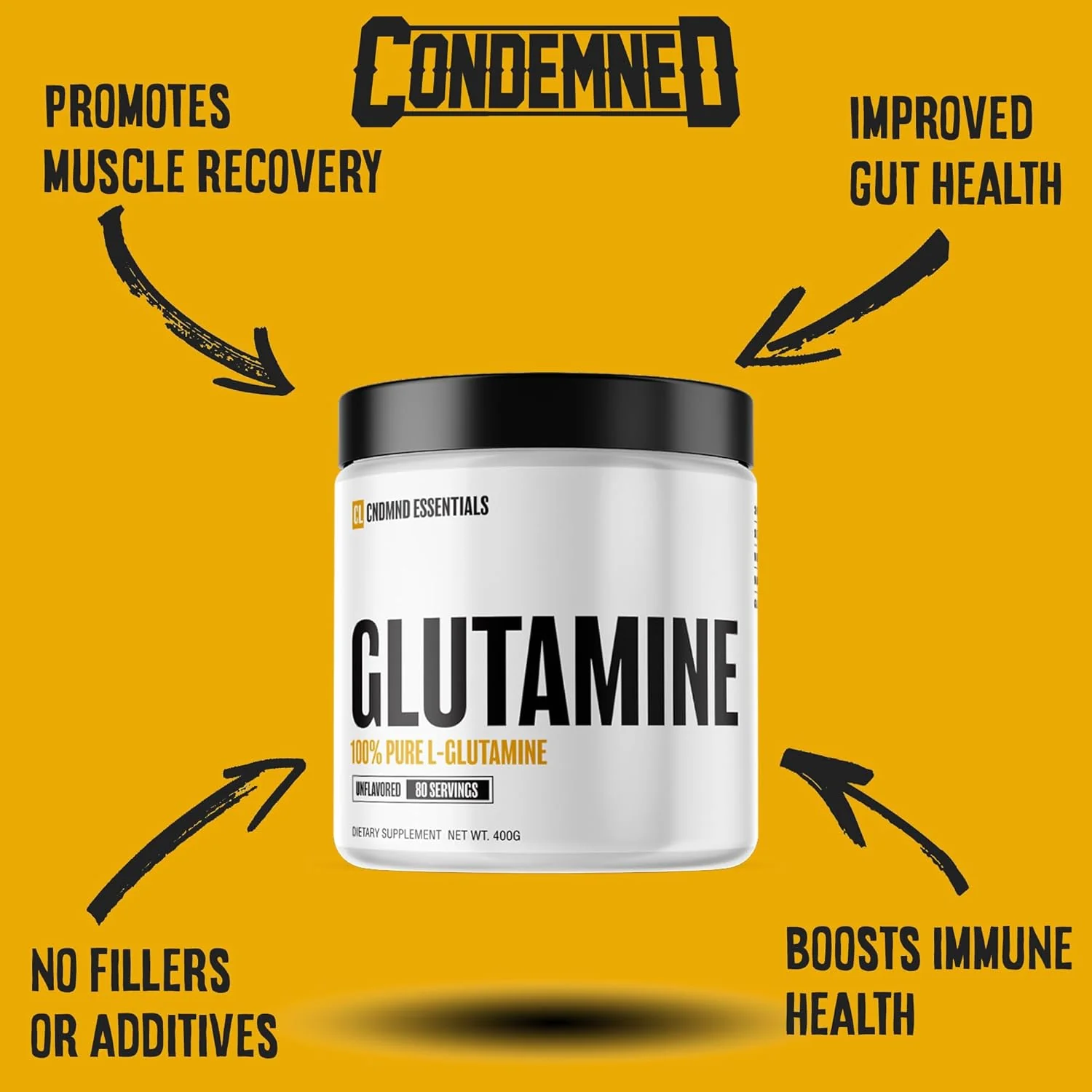 Condemned Labz L-Glutamine - Image 3