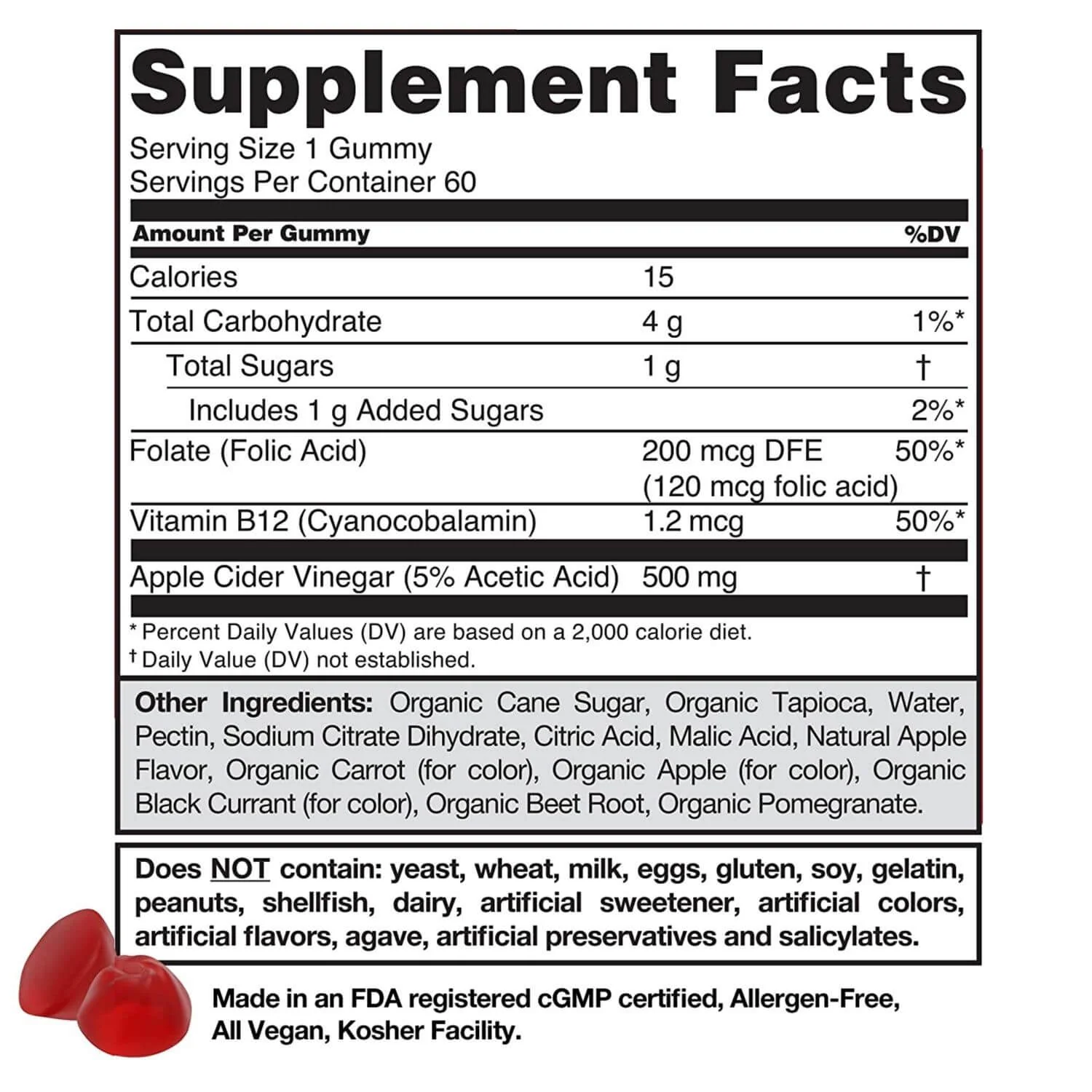 Goli Apple Cider Vinegar Gummies - Image 2
