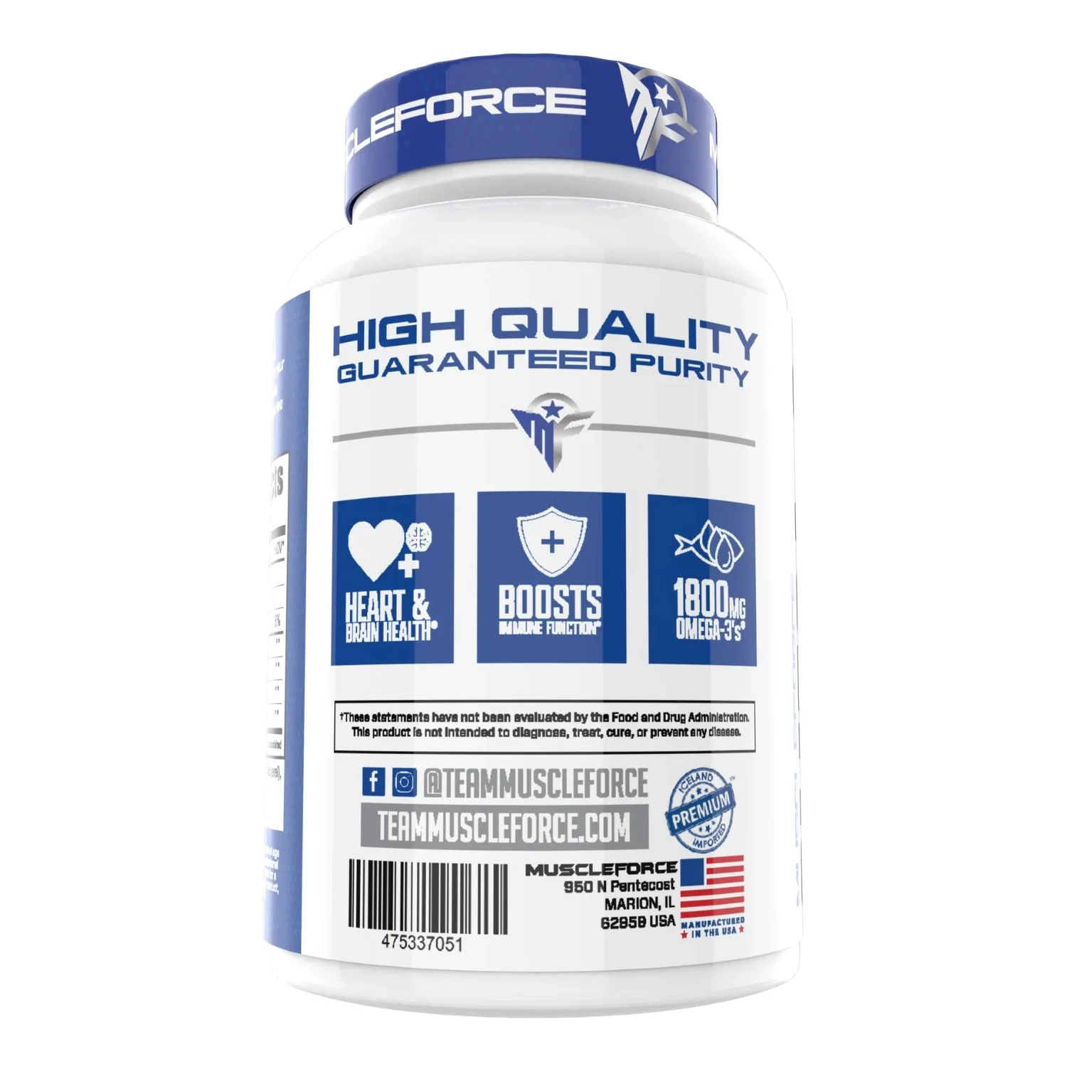 MuscleForce Omega-3 - Image 2