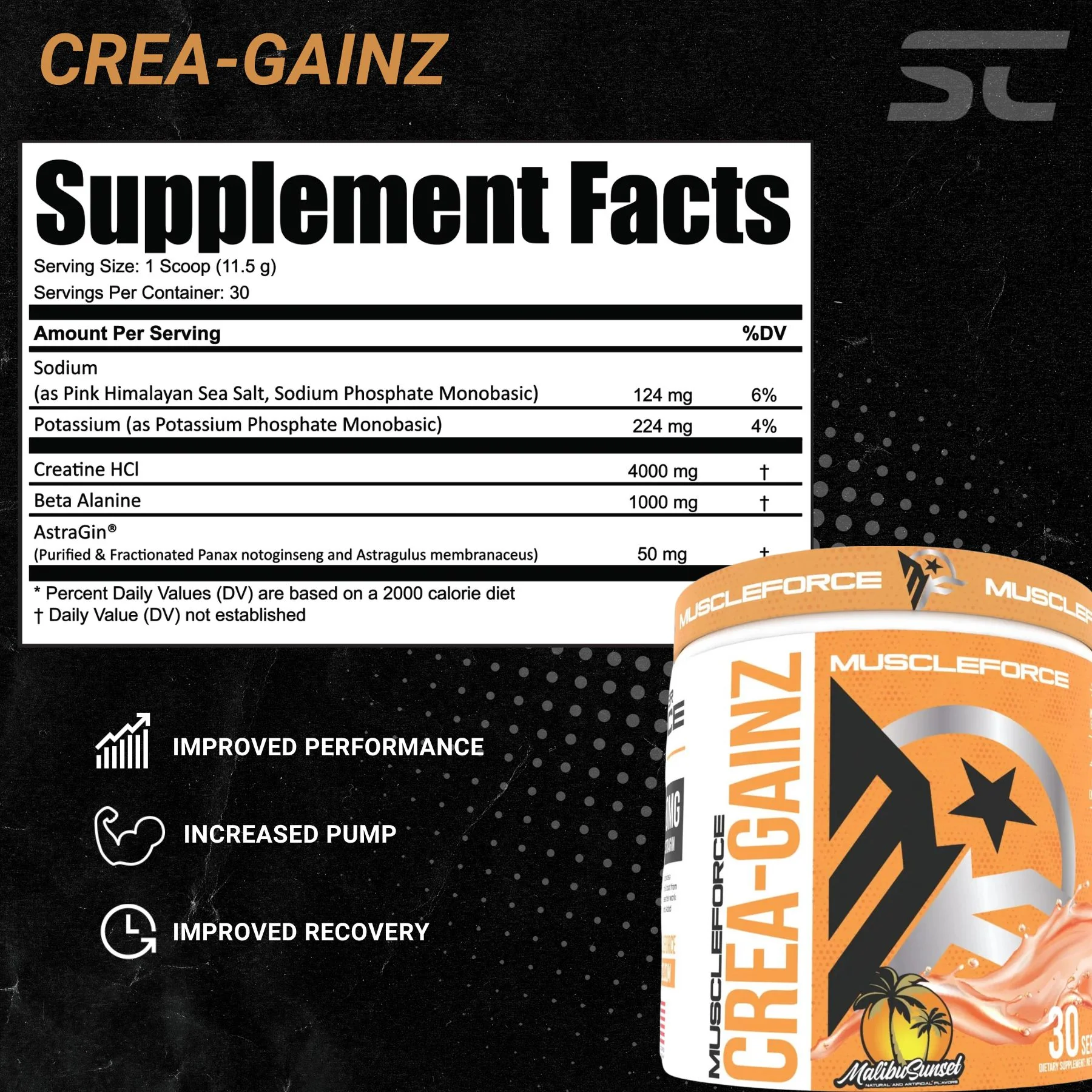 MuscleForce Ultimate Pre Workout Stack - Image 2