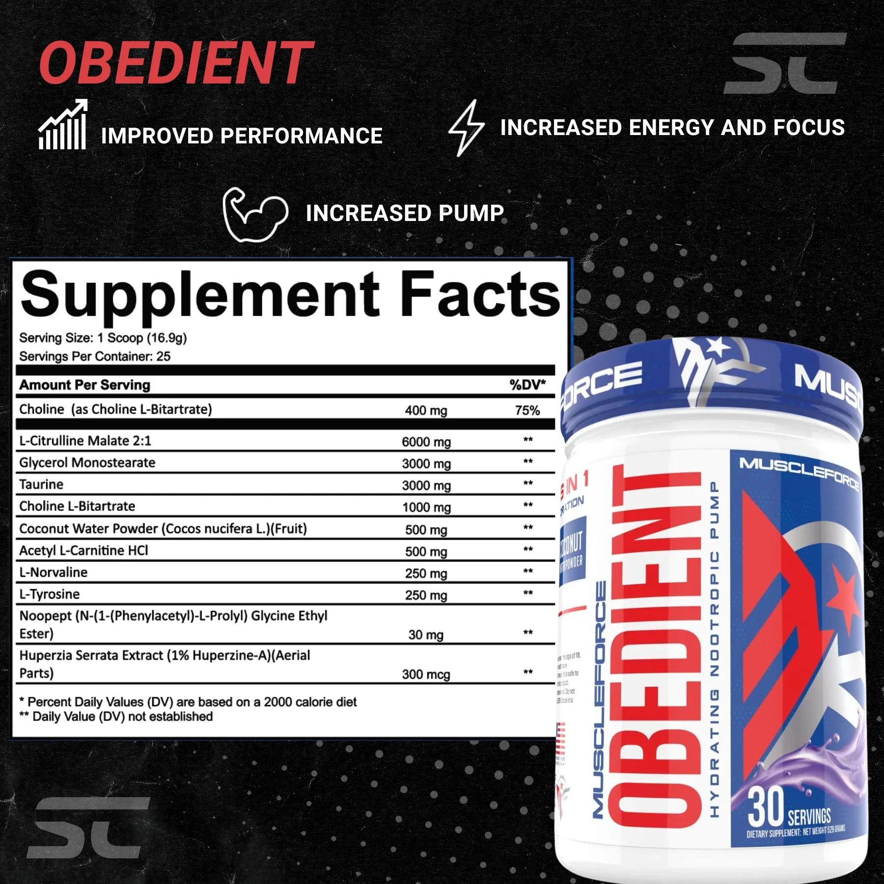 MuscleForce Ultimate Pre Workout Stack - Image 3