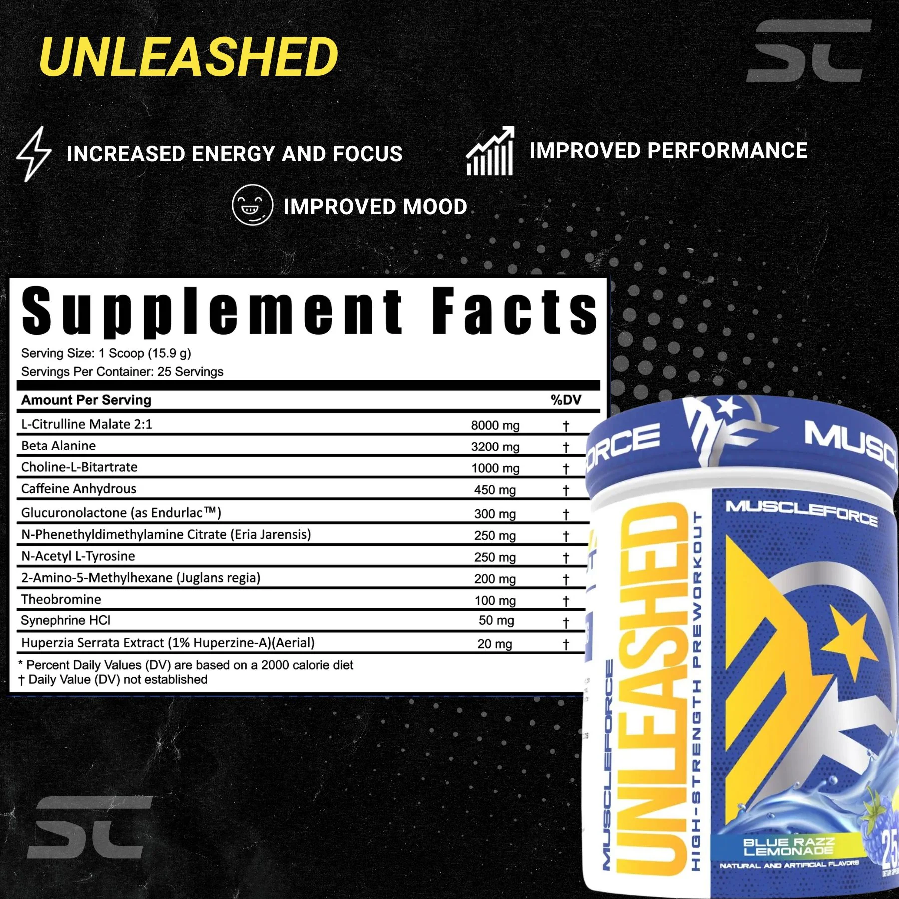 MuscleForce Ultimate Pre Workout Stack - Image 4