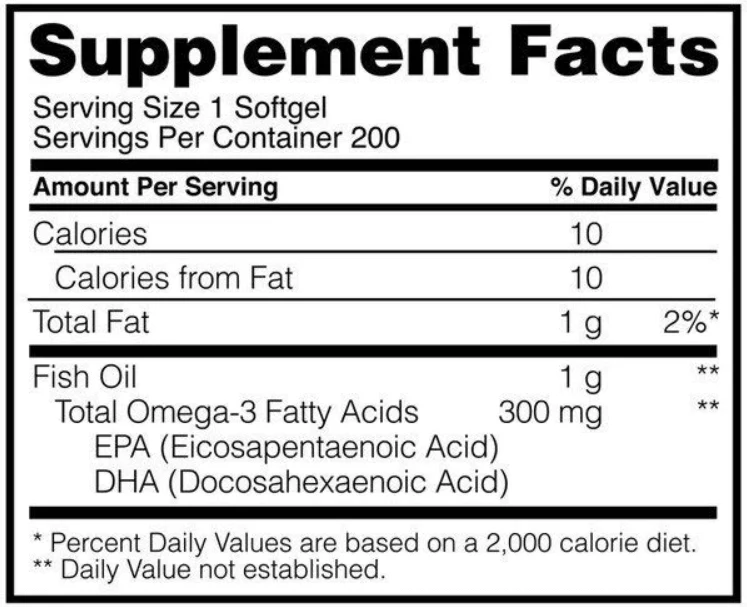 Optimum Nutrition Fish Oil Softgels - Image 3