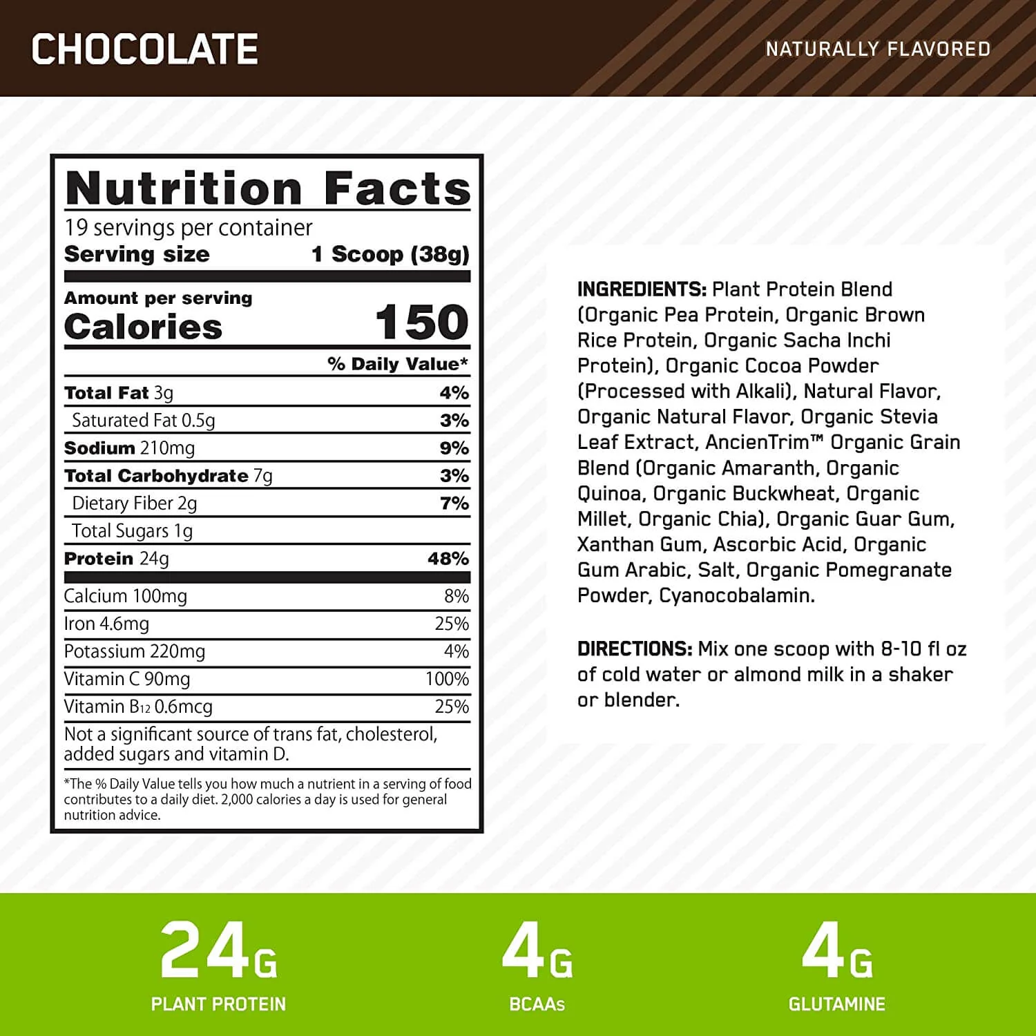 Optimum Nutrition Gold Standard 100% Plant Protein - Image 3