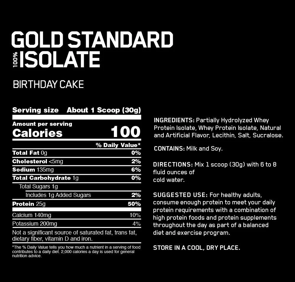 Optimum Nutrition Gold Standard Isolate - Image 9