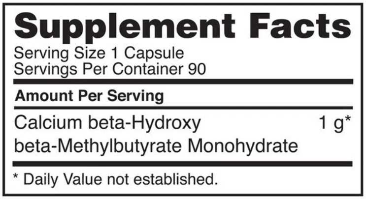 Optimum Nutrition HMB 1000 Caps - Image 2