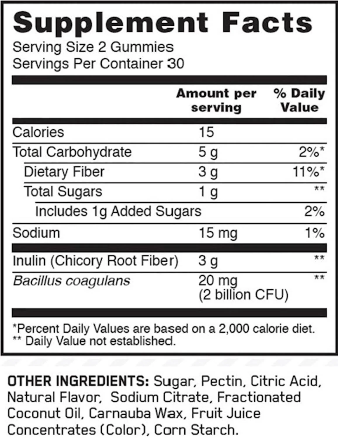 Optimum Nutrition Prebiotic + Probiotic Gummies - Image 2