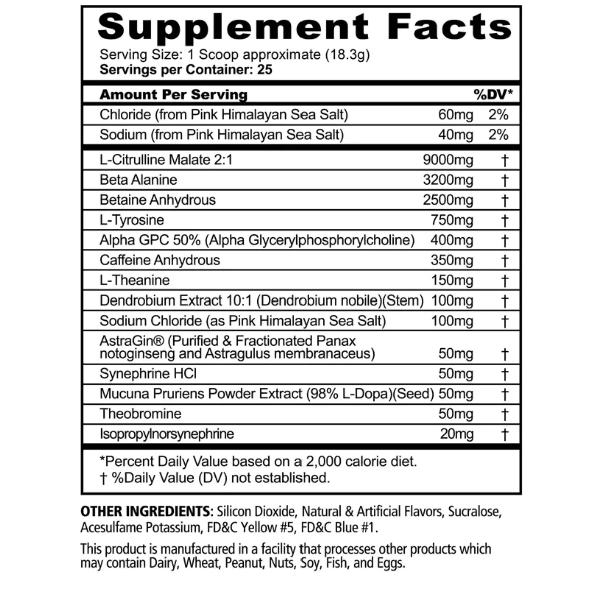 Panda Supps Pandamic Extreme Pre-Workout - Image 5