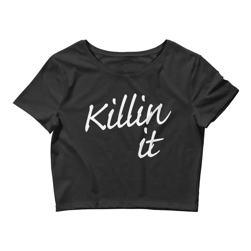 Supplement City Women’s Crop Tee - Image 2